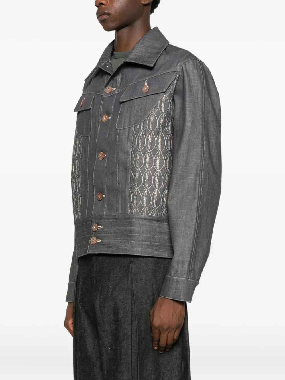 Labrum London Denim jack Grijs