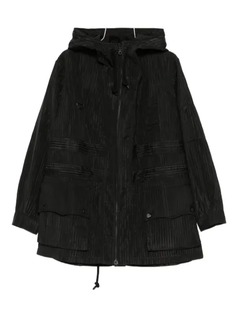 Labrum London fine-ribbed parka coat