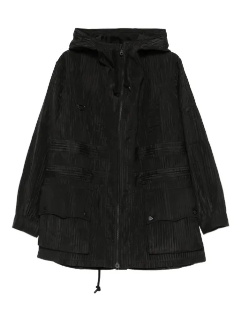 Labrum London fine-ribbed parka coat