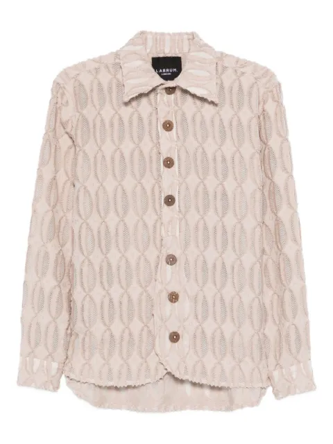 Labrum London Freetown monogram-pattern shirt
