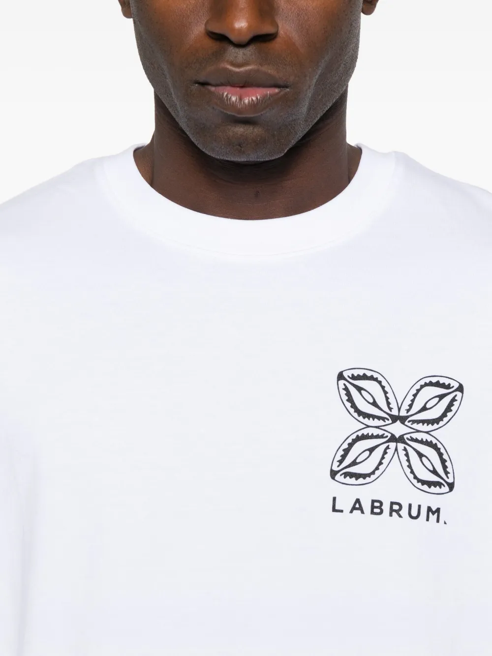 Labrum London Cowrie Shell Shell-print T-shirt In White