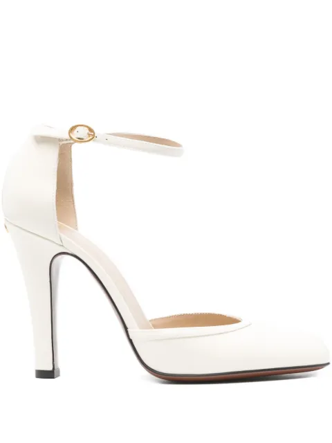 Valentino Garavani 100mm ankle-strap leather pumps