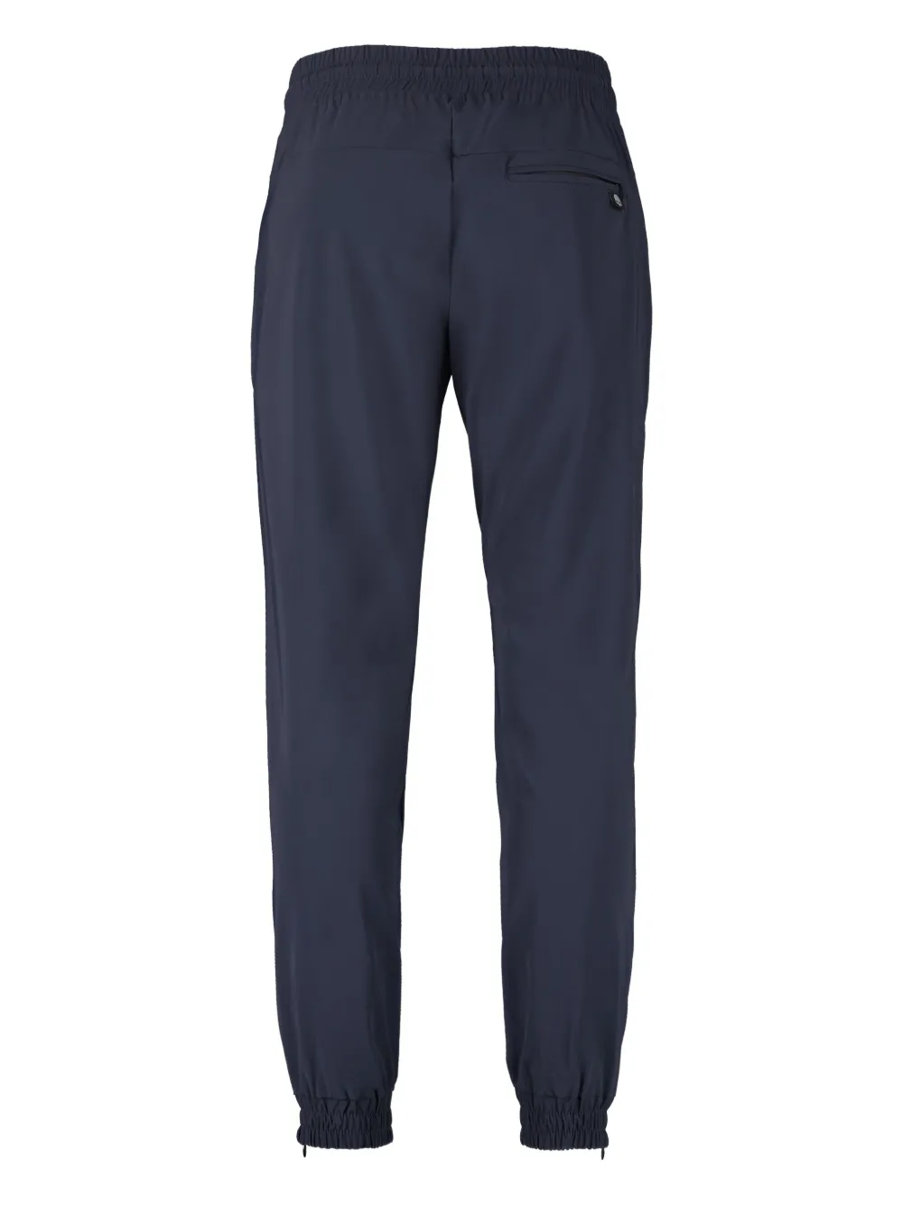 THE (Alphabet) Broek met elastische manchetten en trekkoord Blauw