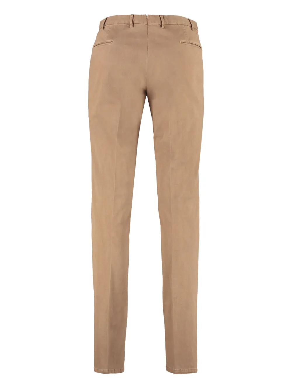 THE (Alphabet) Broek met paspelzakken Beige