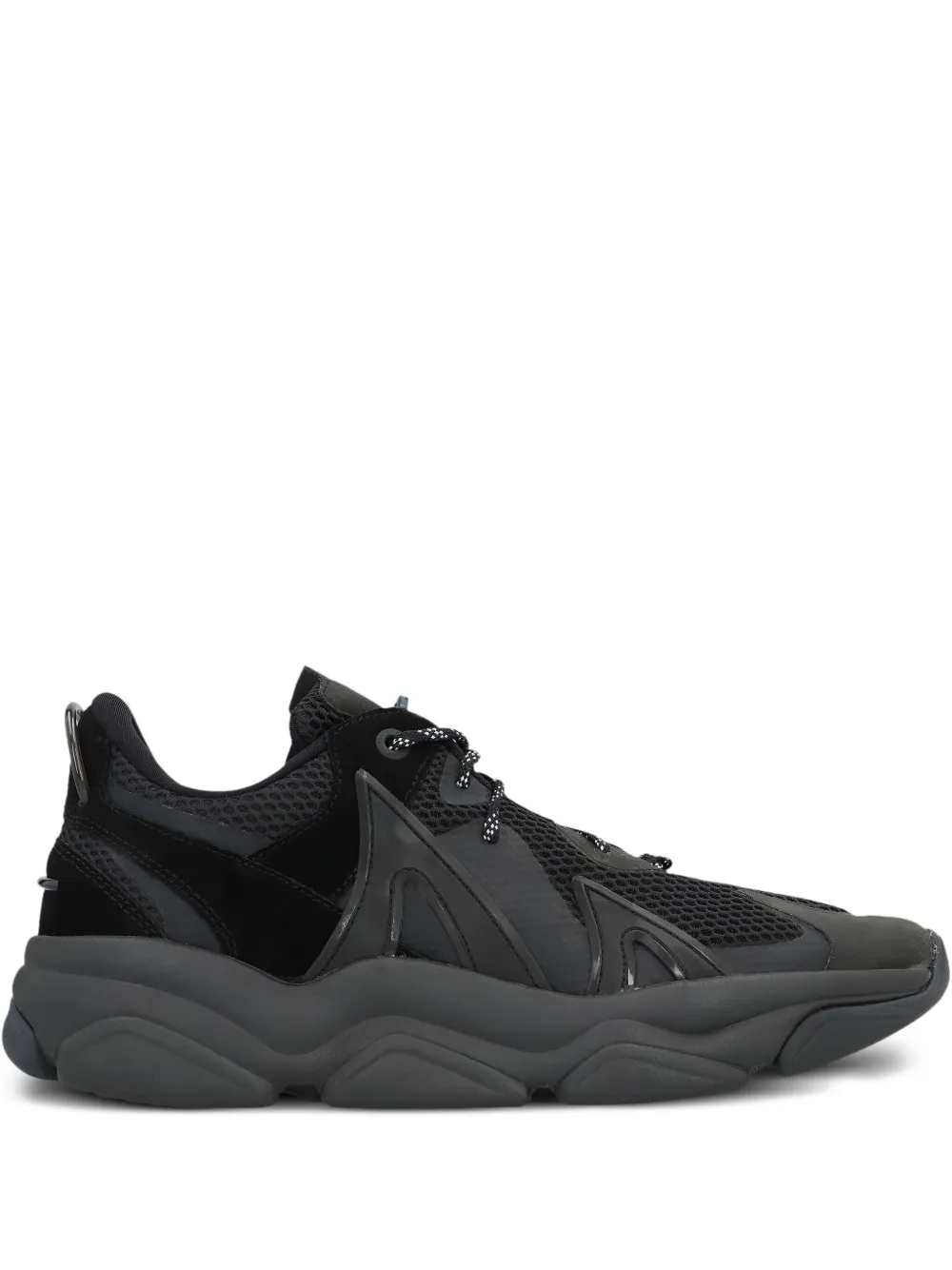 Paul & Shark Requiem mesh-panel low-top sneakers Black
