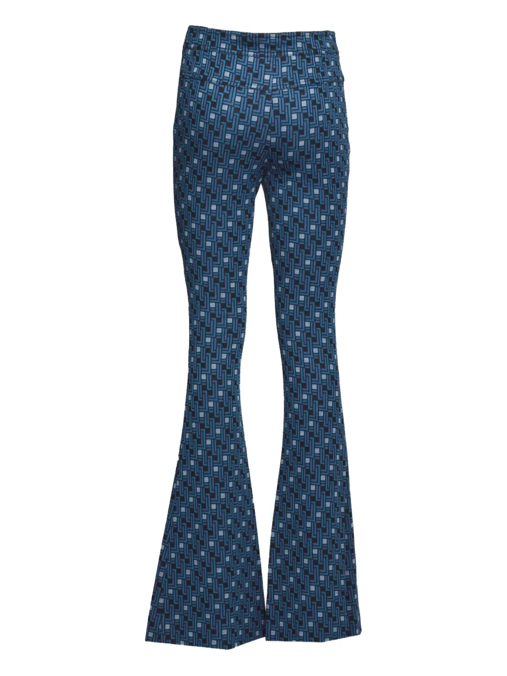 DVF Diane von Furstenberg geometric-print flared trousers | Flared & Bell-Bottom Pants | Image 2