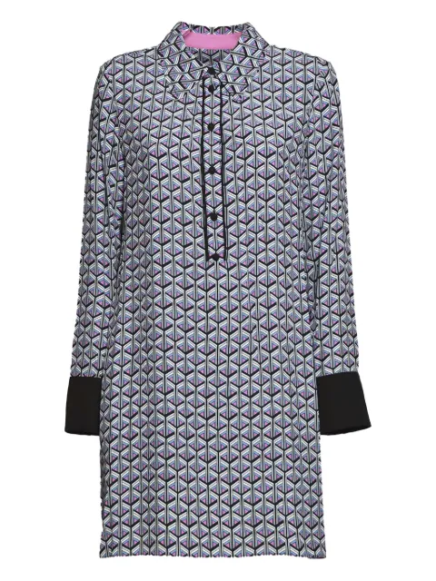 DVF Diane von Furstenberg geometric-print shirt dress