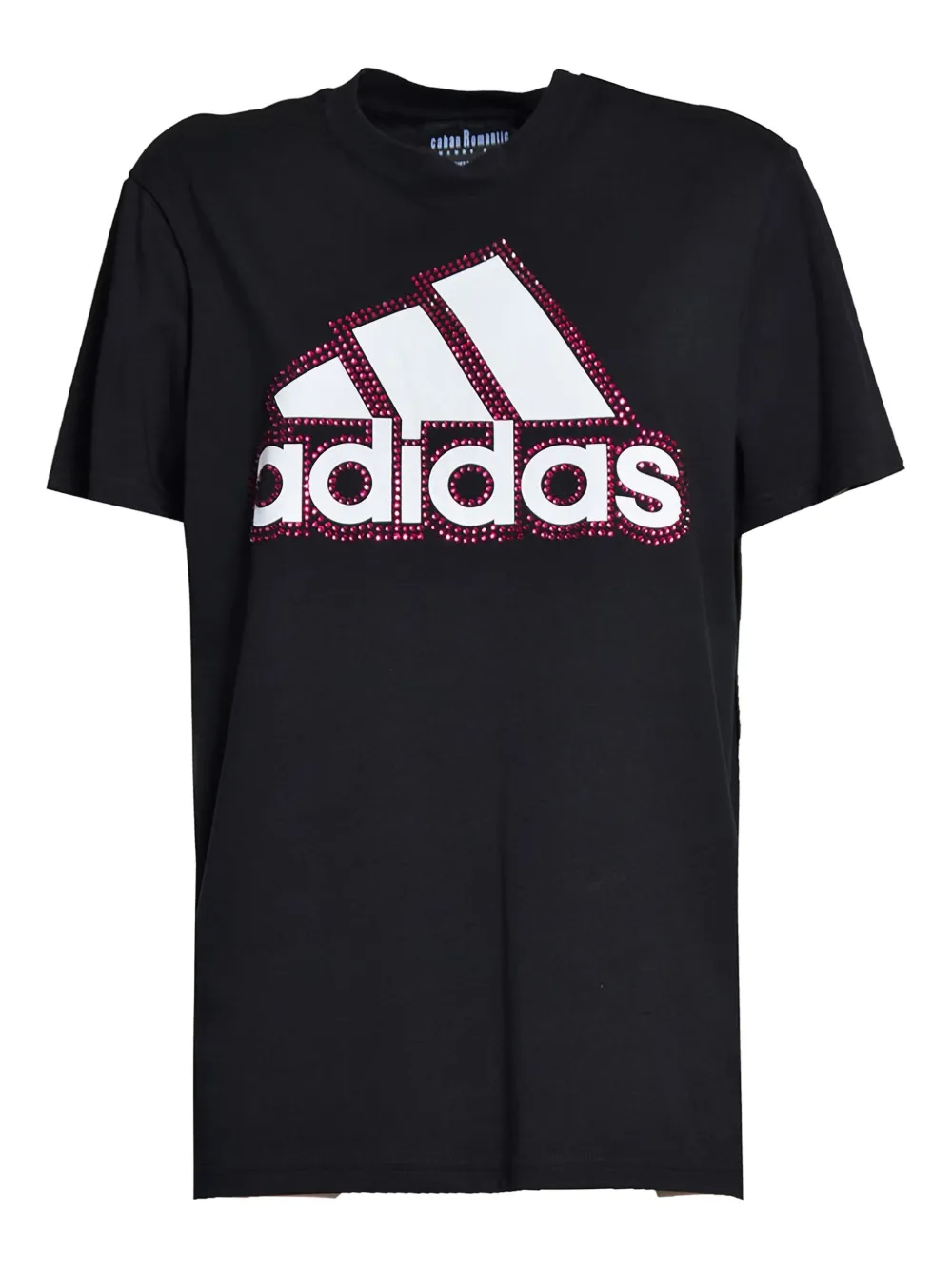 Caban Romantic x Adidas cotton T-shirt | Black | Image 1