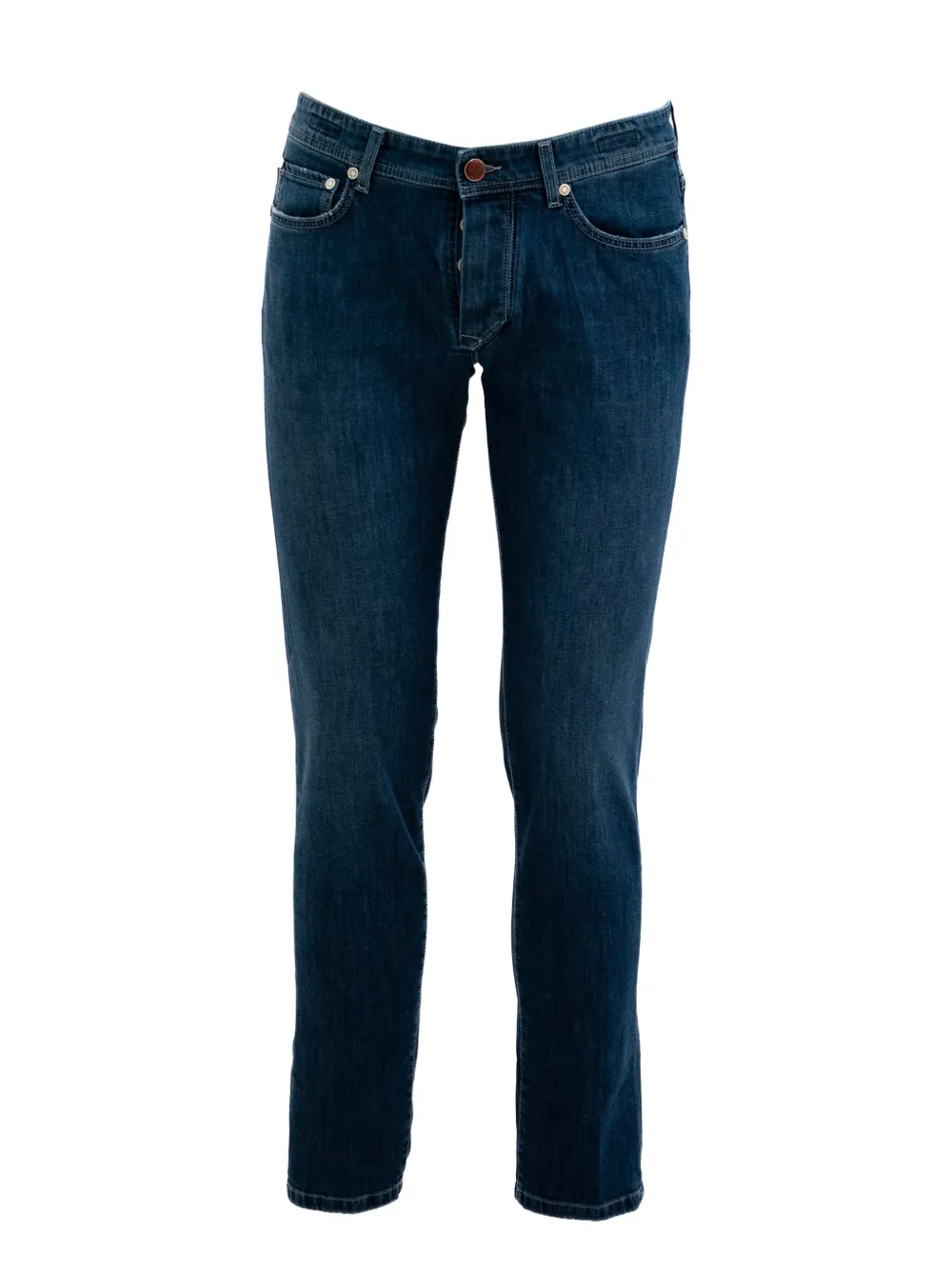 Barba Five jeans van katoenblend Blauw