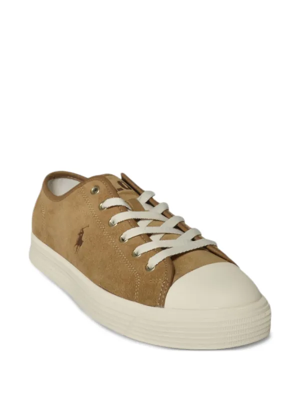 Polo Ralph Lauren スエード スニーカー | ブラウン | FARFETCH JP
