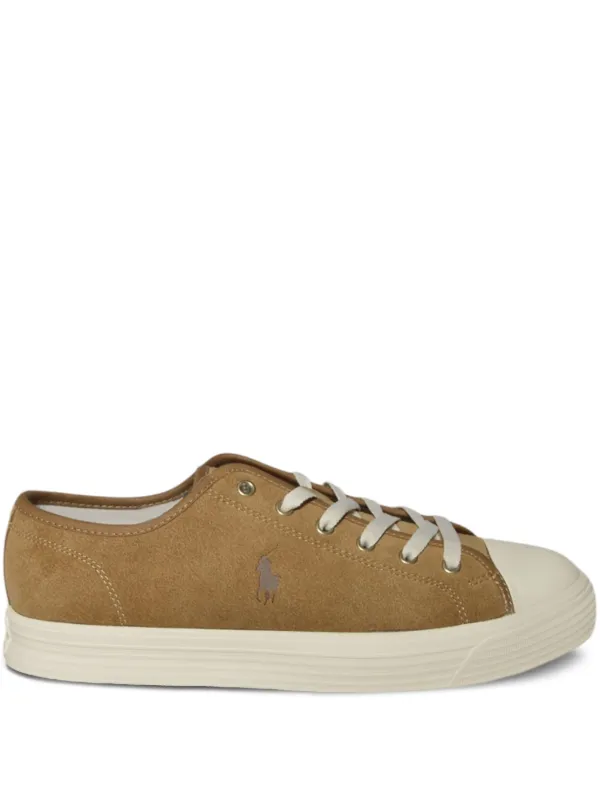 Polo Ralph Lauren Suede Trainers Brown FARFETCH IN