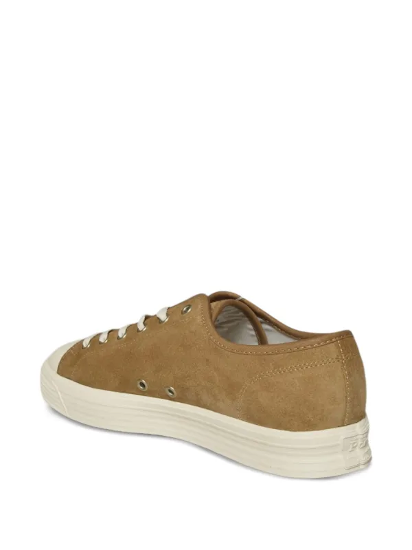 ポロカントリー　ラルフローレン　ブラウン スエード シューズ メルトン スエード ボート シューズ（モカシン/デッキシューズ