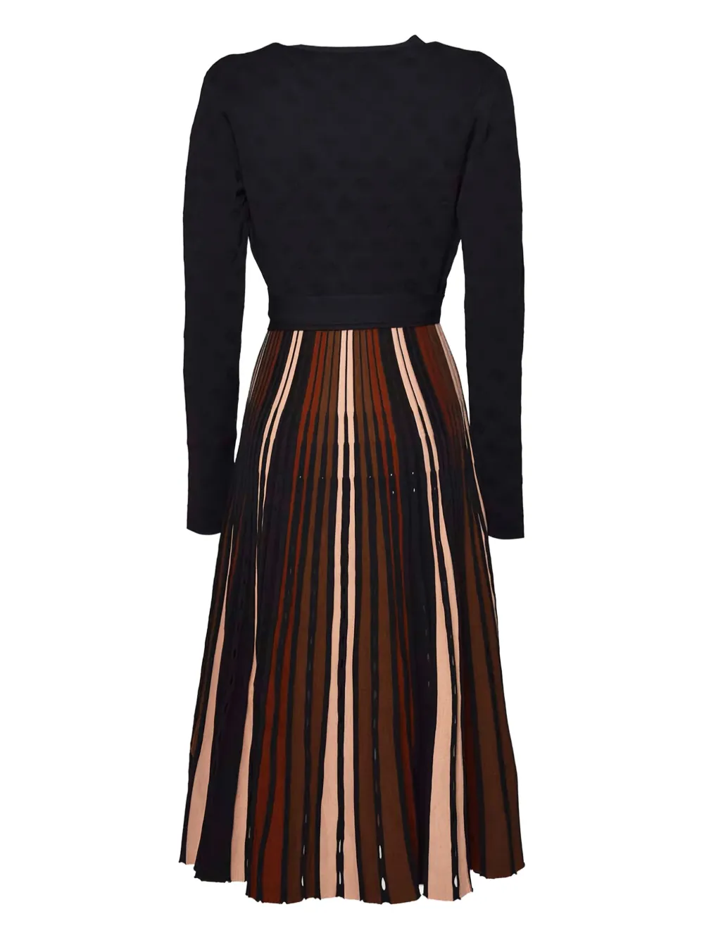 DVF Diane von Furstenberg Jurk met V-hals - Bruin