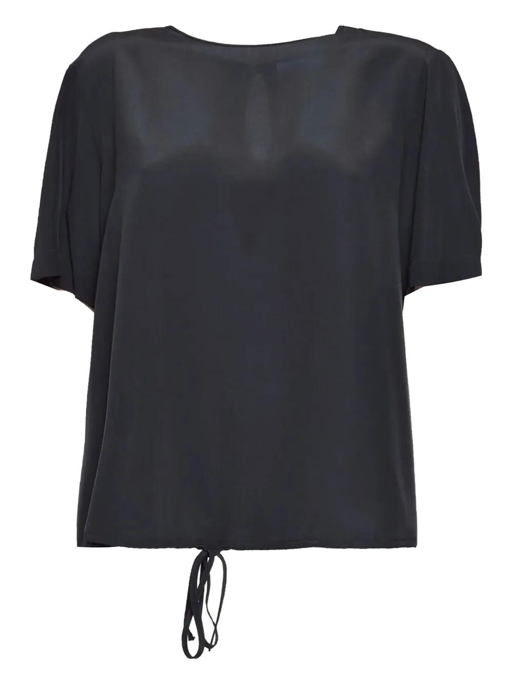 Barba short sleeve blouse | Black | Image 1