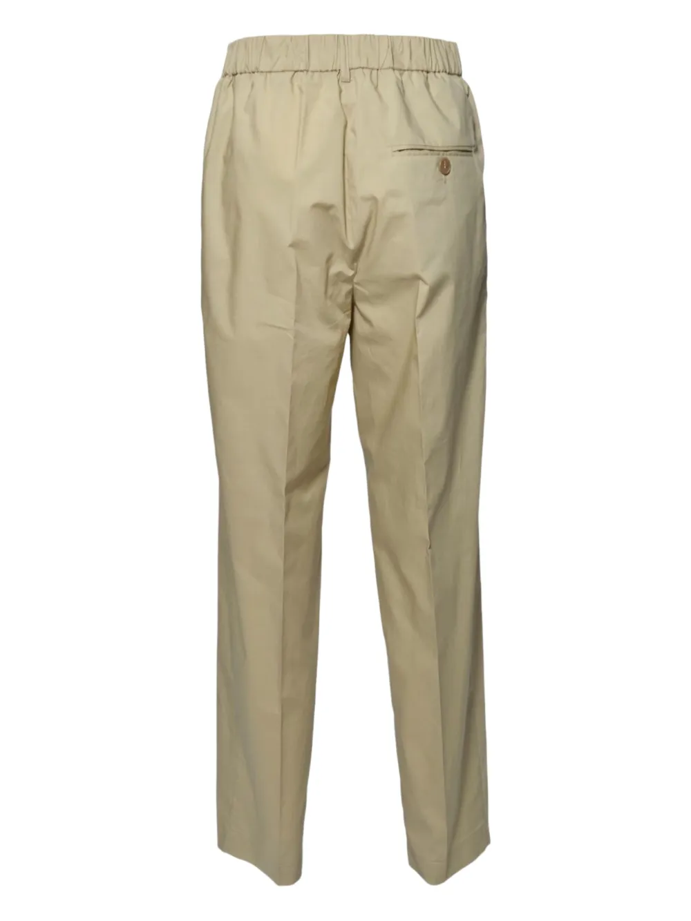 SOLOTRE Broek met toelopende pijpen - Beige