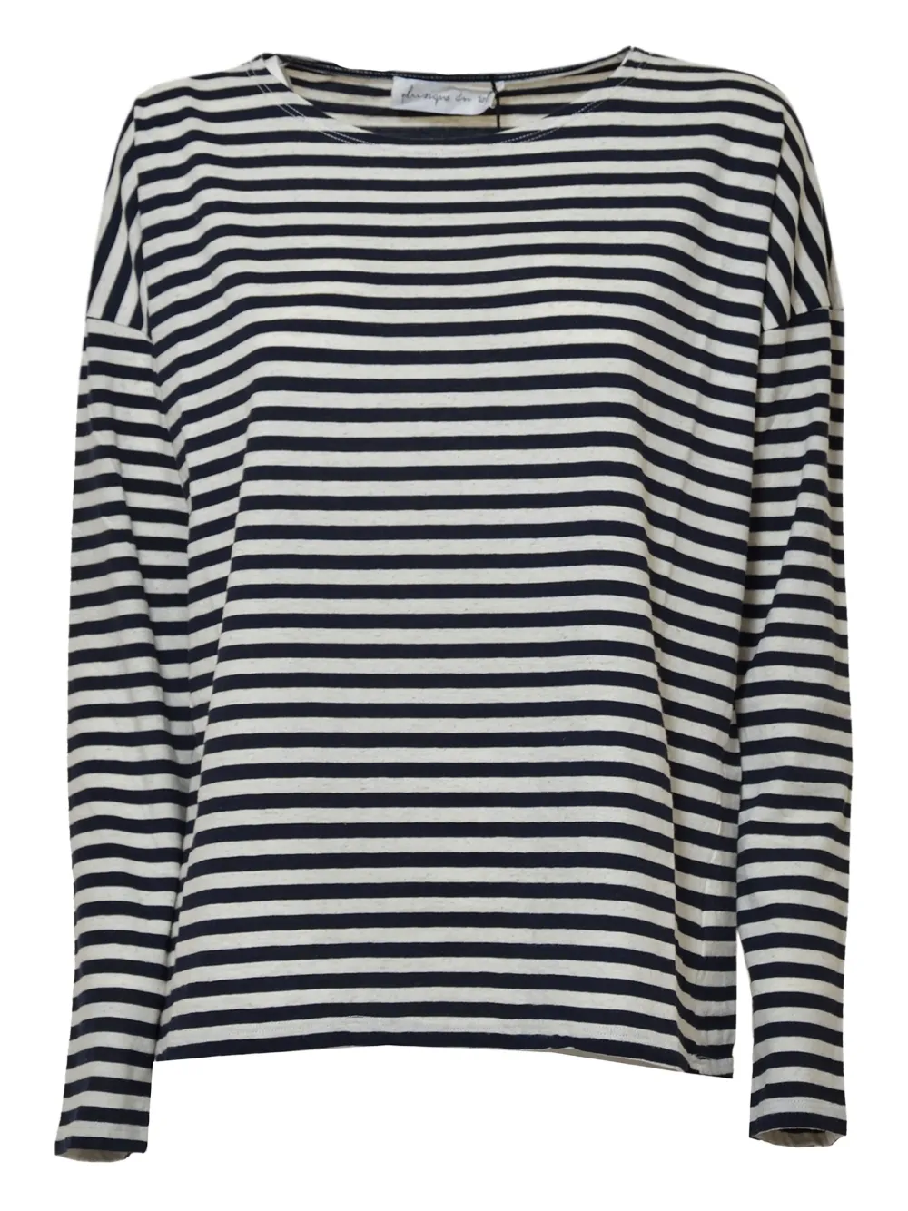 Phisique Du Role ストライプ ロングTシャツ - ブルー Phisique Du Role ストライプ ロングTシャツ - ブルー