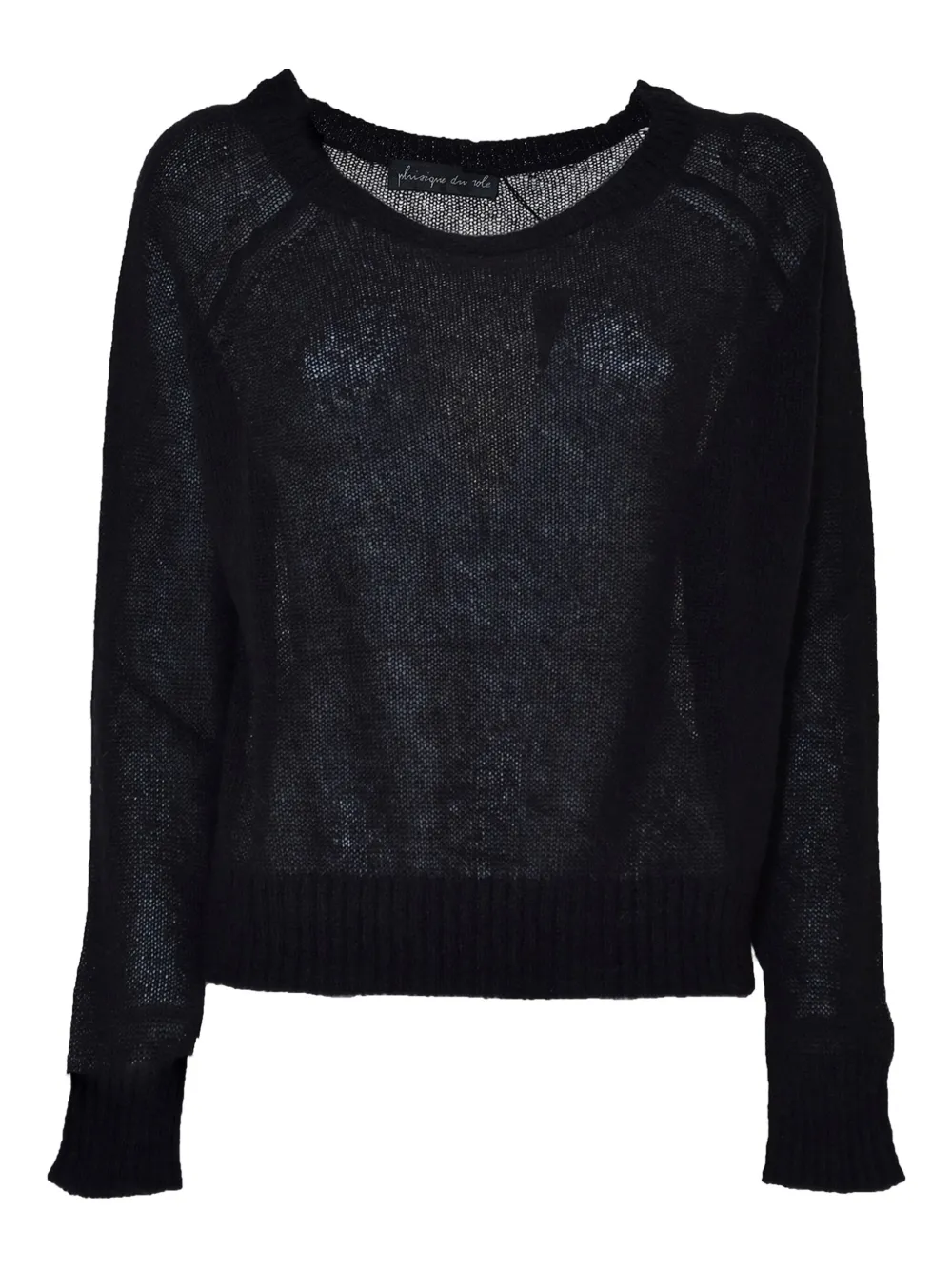 Phisique Du Role Honeycomb Knit Pullover In Virgin Wool And Mohair