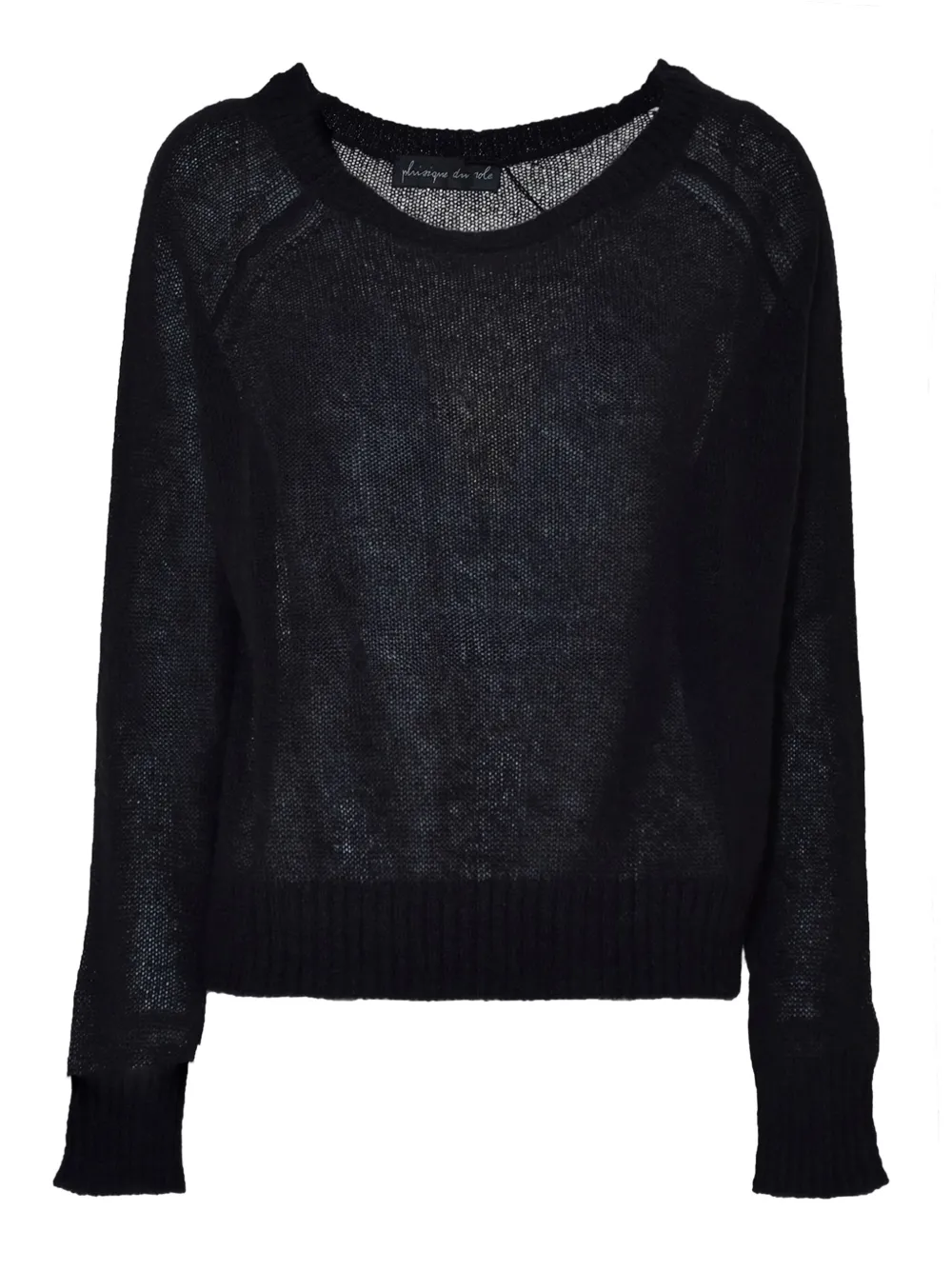 fine-knit sweater