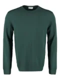 THE (Alphabet) crew-neck wool pullover - Green