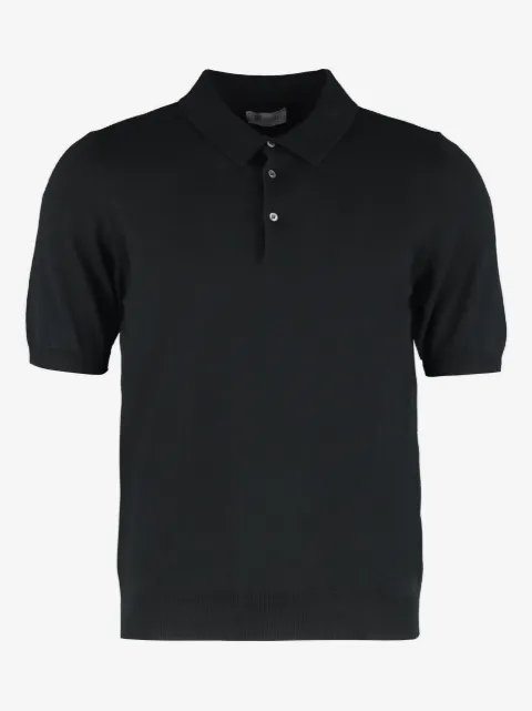 THE (Alphabet) cotton polo shirt