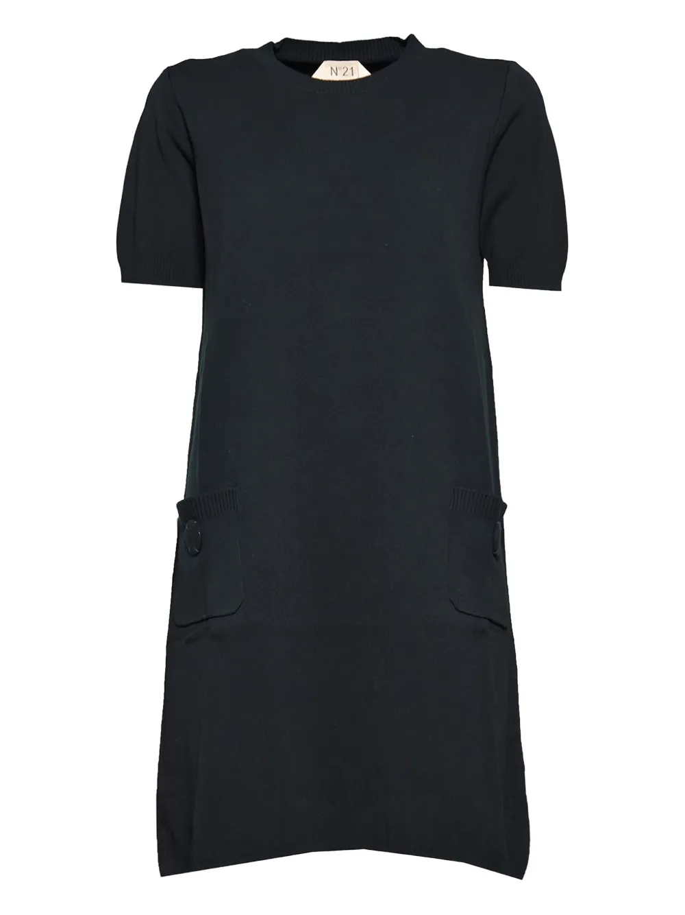 Nº21 short-sleeve pocket dress