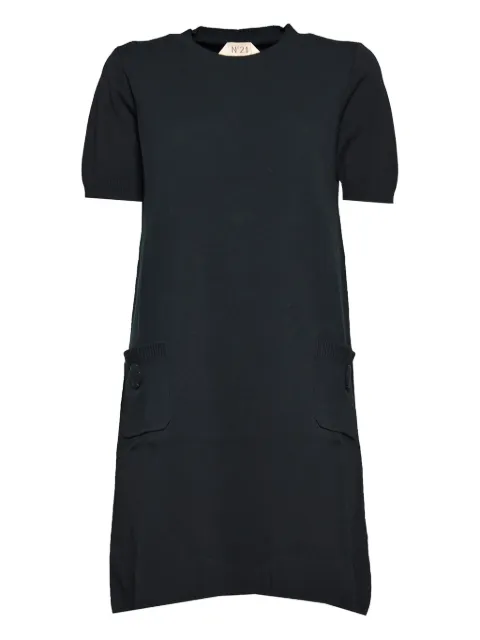 Nº21 short-sleeve pocket dress