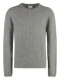 THE (Alphabet) cable-knit sweater - Grey
