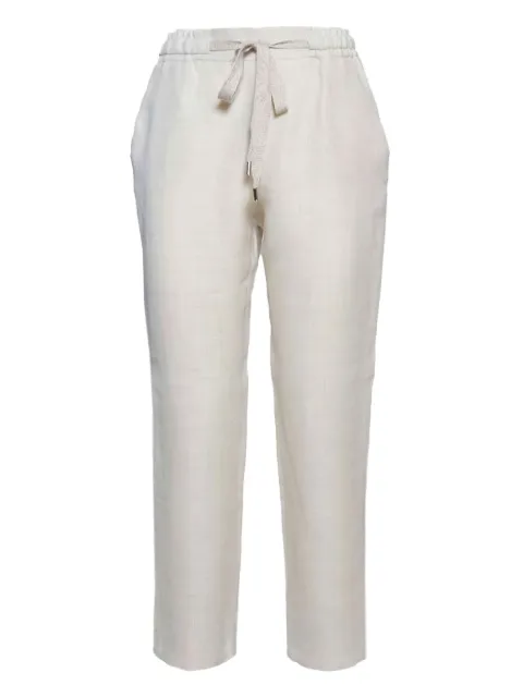Barba pantalones con cordones en la pretina
