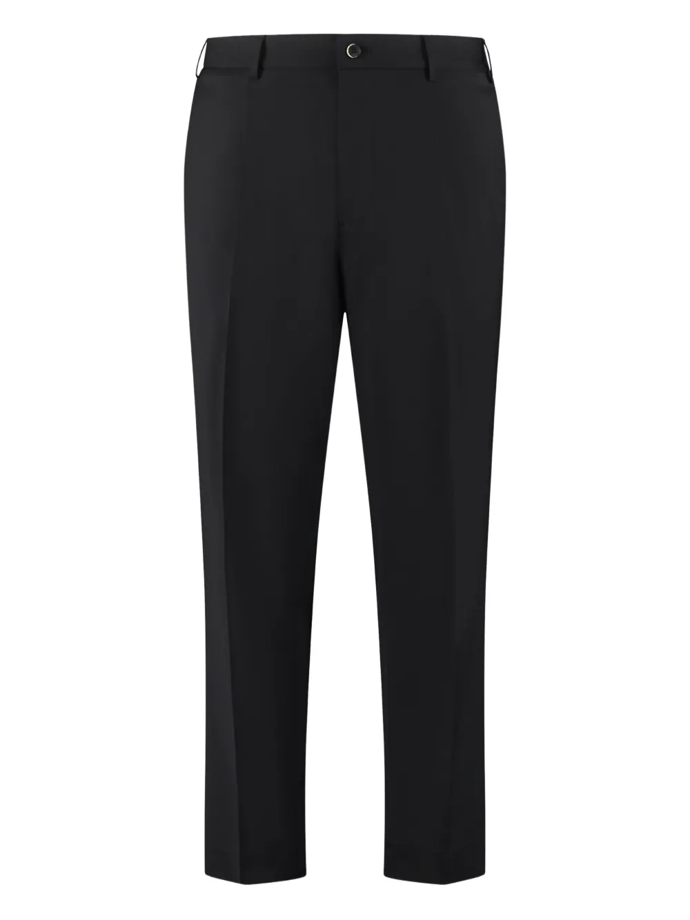 THE (Alphabet) Pantalon met gekreukte voorkant Zwart