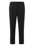 THE (Alphabet) front-crease tailored trousers - Black