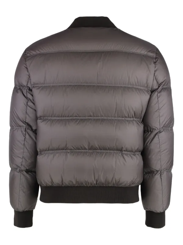 Moncler Quilted Padded Jacket Brown FARFETCH IN