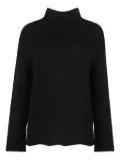 THE (Alphabet) turtleneck cashmere sweater - Black