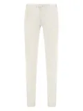 THE (Alphabet) cotton-blend chino trousers - White
