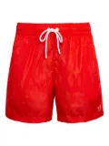 THE (Alphabet) drawstring shorts - Red