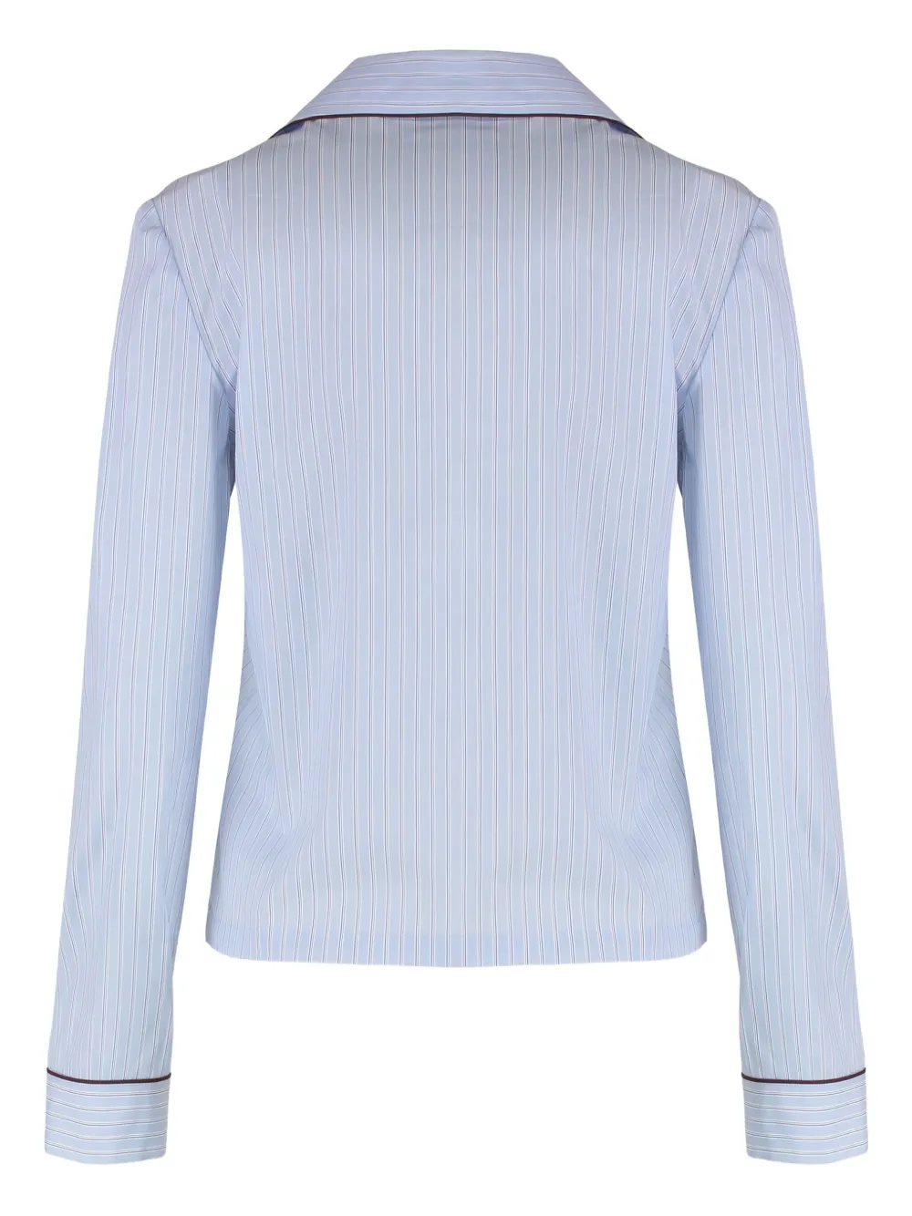 Gucci Gestreept katoenen blouse Blauw