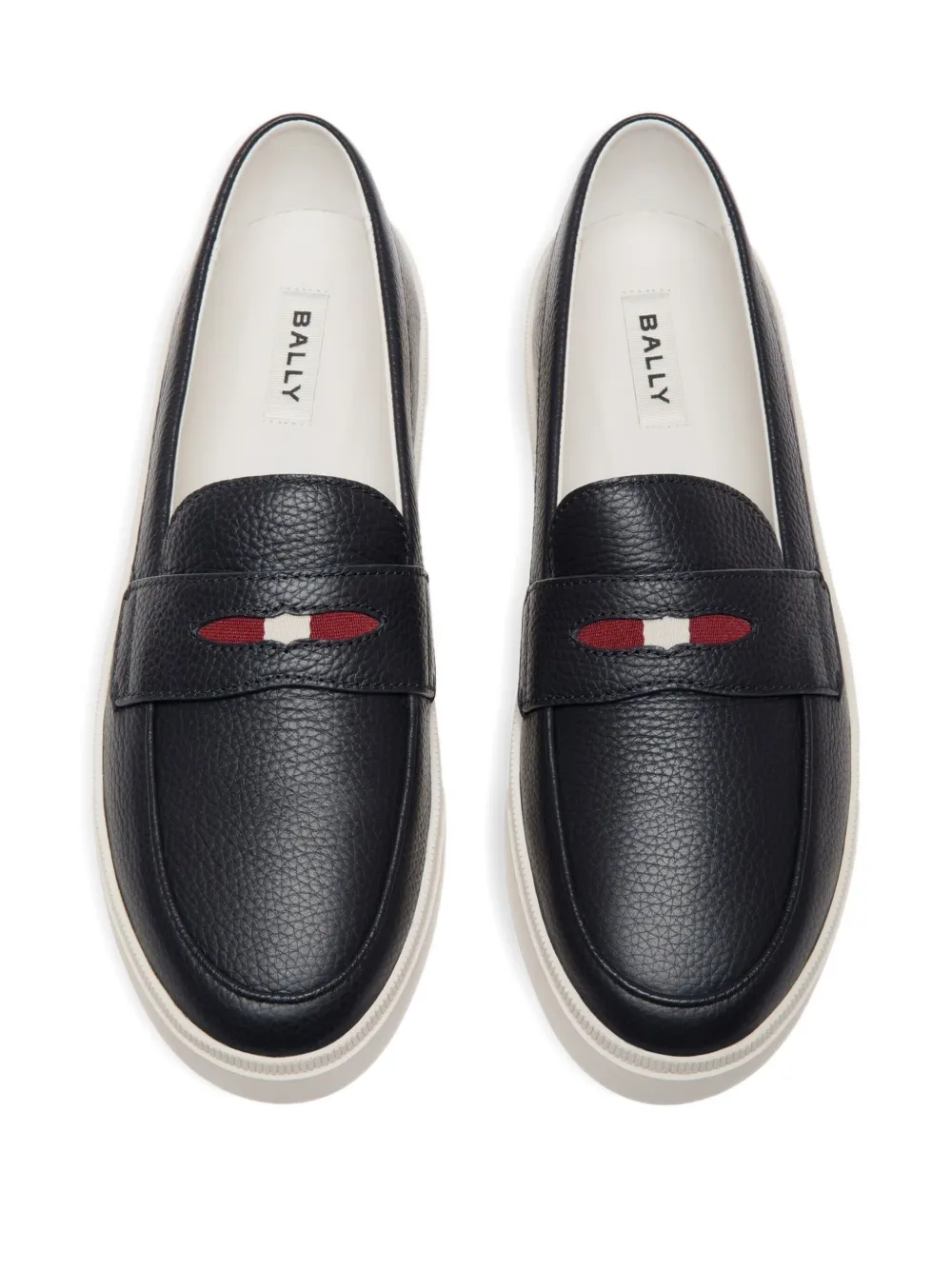 Bally ribbon-detail slip-on sneakers Blue