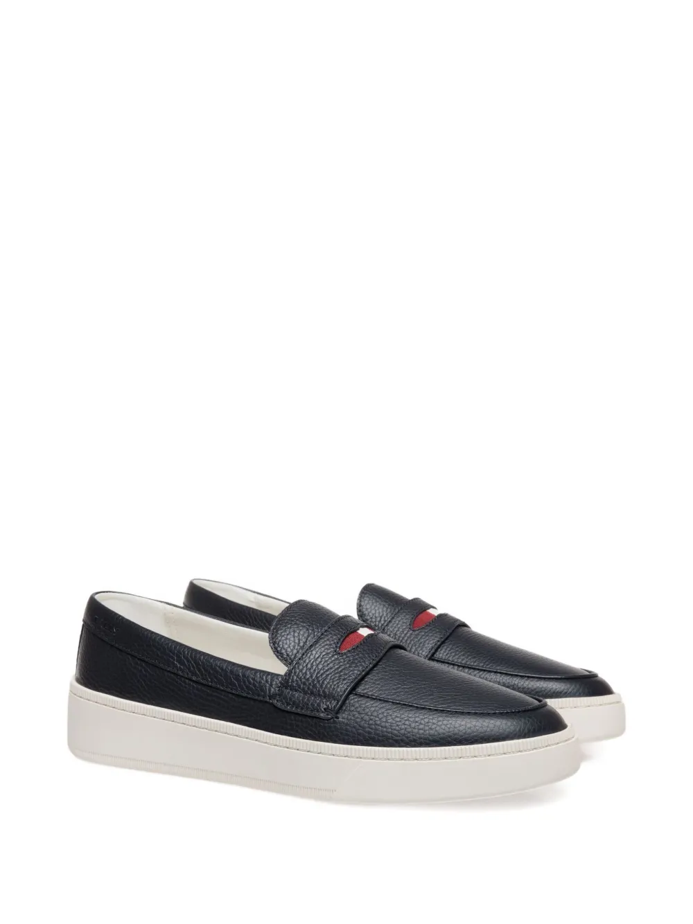Bally ribbon-detail slip-on sneakers Blue