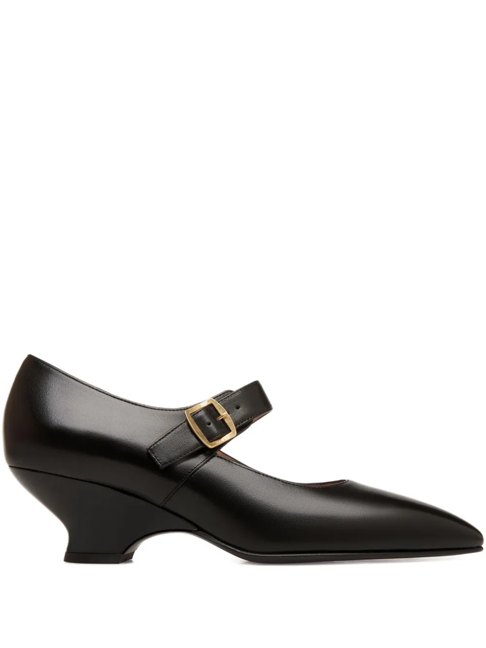 Bally Glendy pointed-toe buckle pumps Black