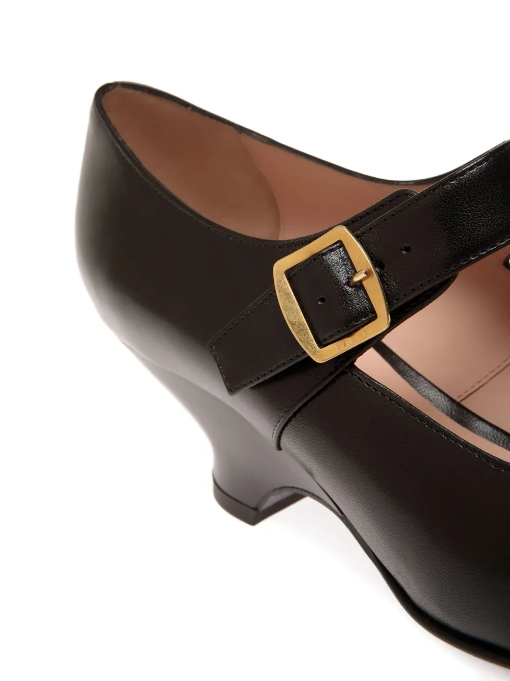 Bally Glendy pointed-toe buckle pumps Black