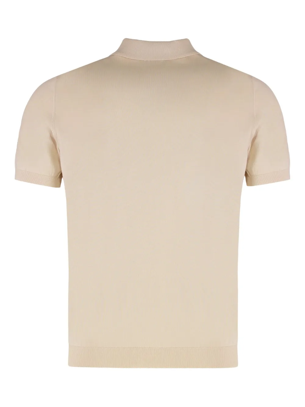 Drumohr knitted-cotton polo shirt Beige