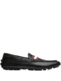 Bally grained-leather loafers - Black