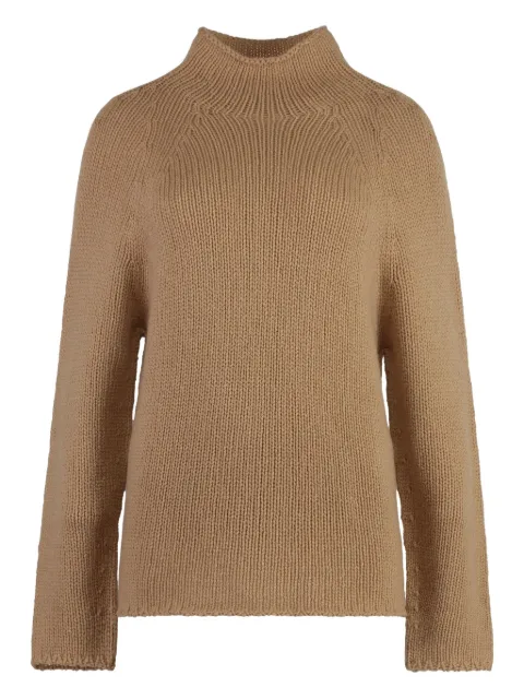 THE (Alphabet) turtleneck cashmere jumper