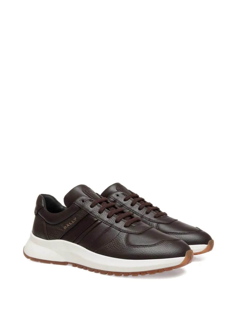 Bally lace-up leather sneakers Brown