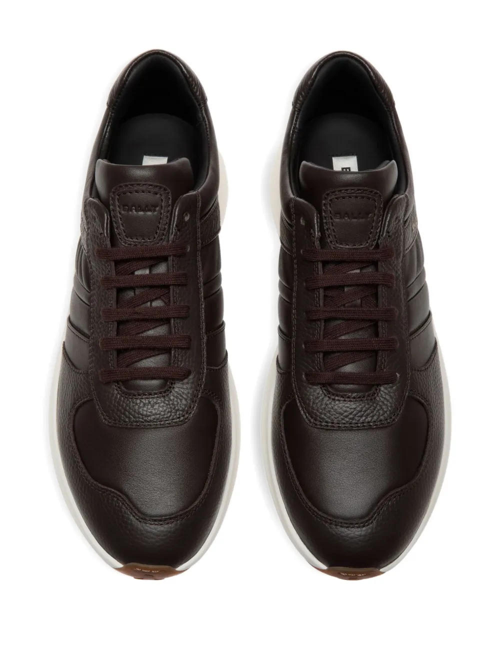 Bally lace-up leather sneakers Brown