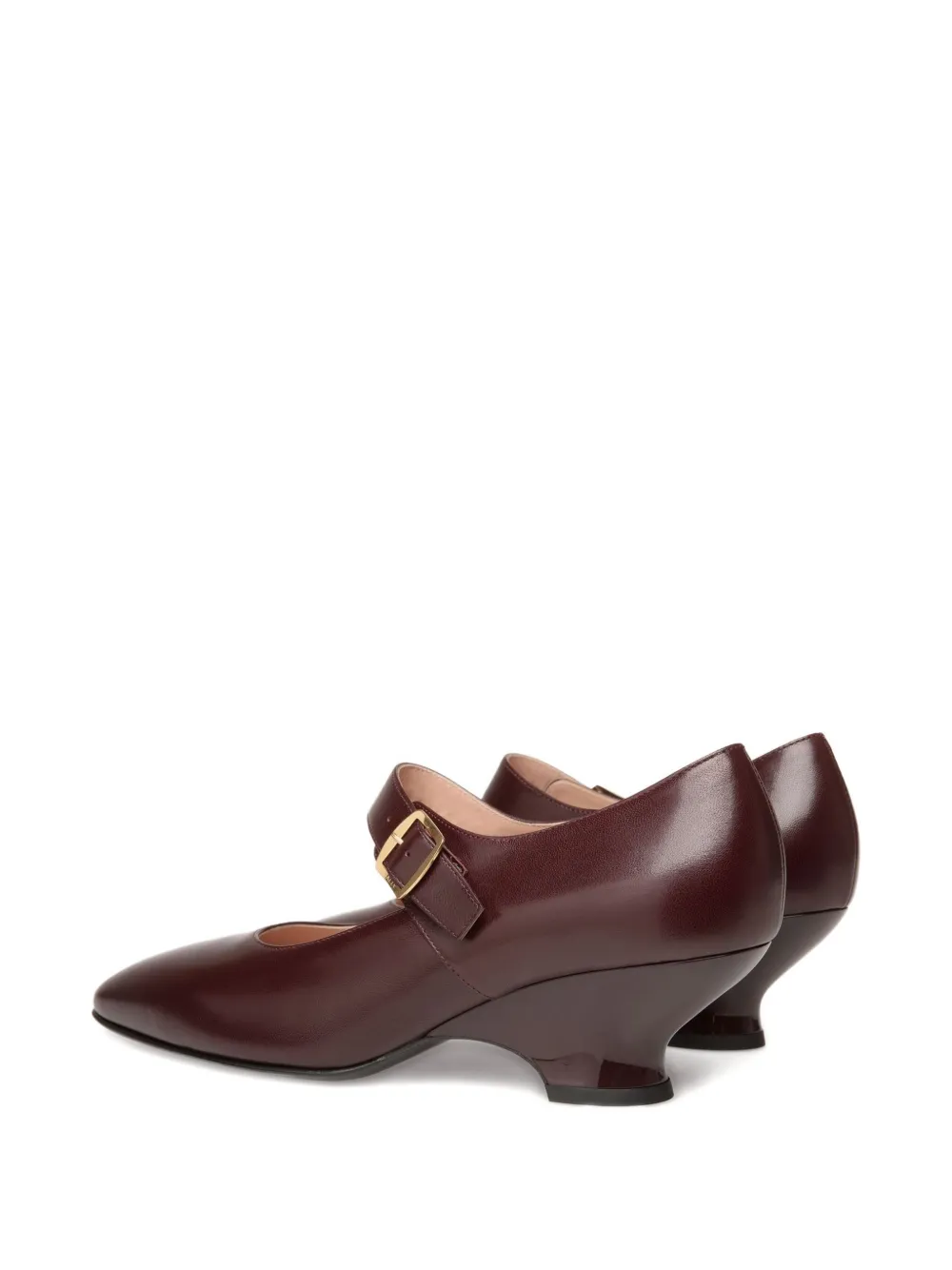 Bally Glendy pointed-toe buckle pumps Red