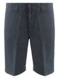 120% Lino linen bermuda shorts - Grey