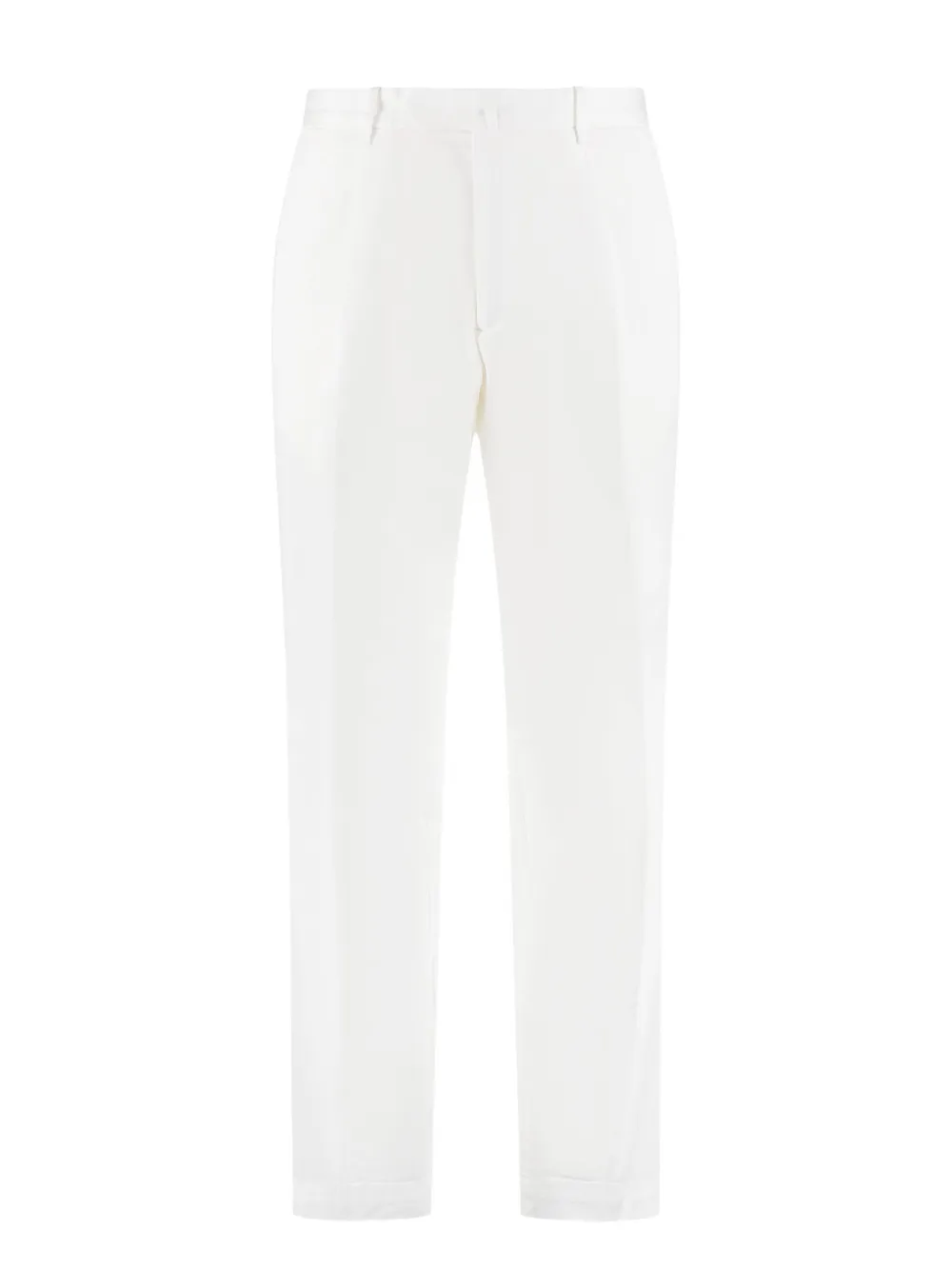 THE (Alphabet) Katoenen chino Wit