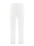 THE (Alphabet) cotton chino trousers - White