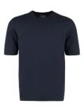 THE (Alphabet) cotton knit T-shirt - Blue