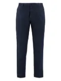 THE (Alphabet) pleated cotton trousers - Blue